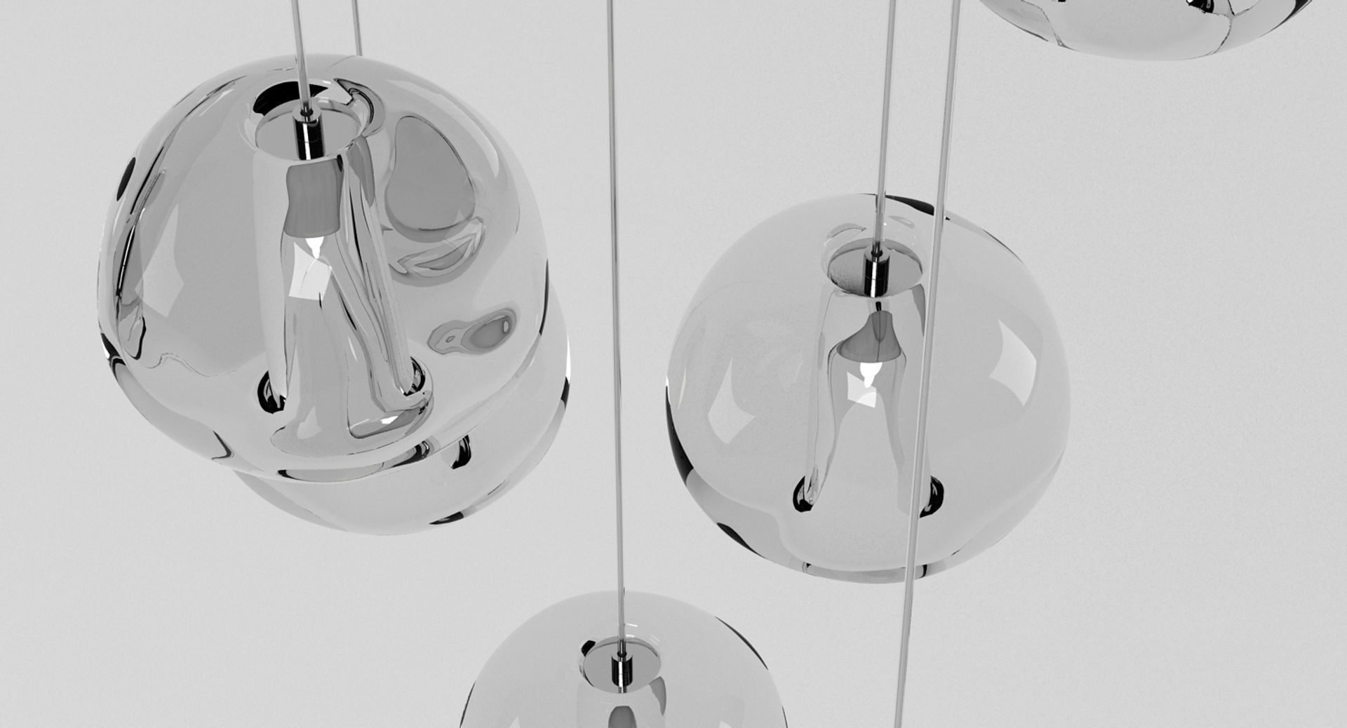 Terzani Mezu Hanging Lamp 3D model_4