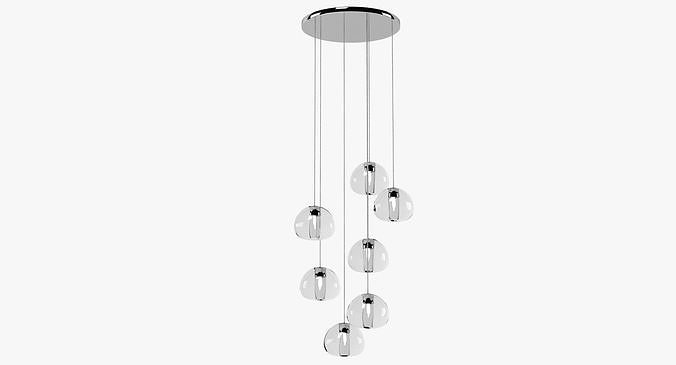 Terzani Mezu Hanging Lamp 3D model