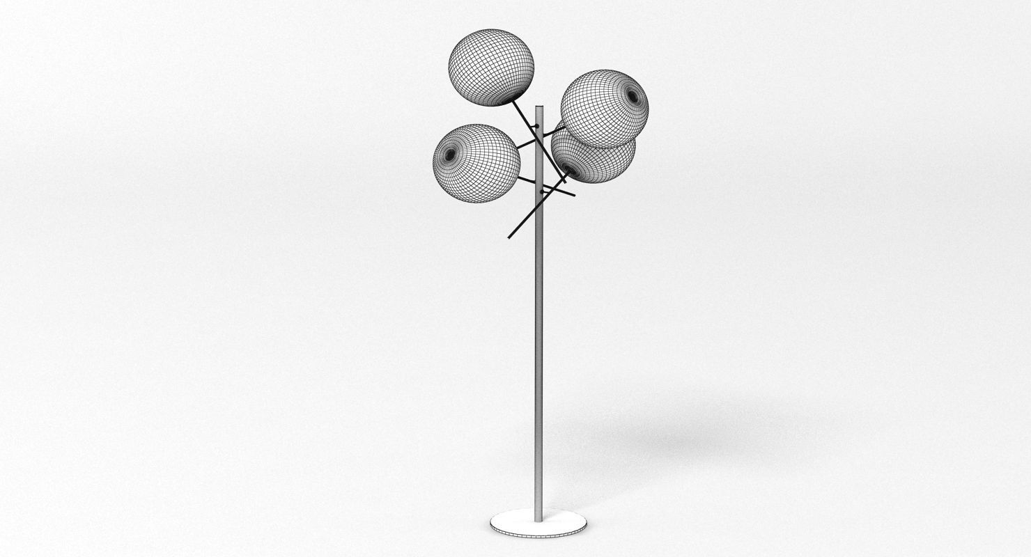 Bolle Terra Floorstanding Lamp 3D model_5