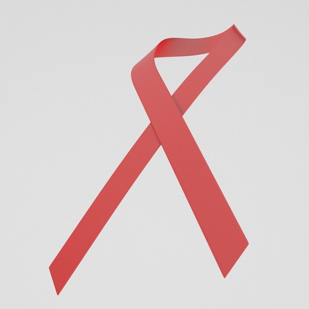 AIDS Ribbon 3D model_3