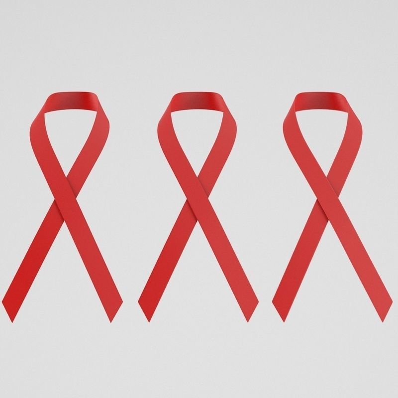 AIDS Ribbon 3D model_7
