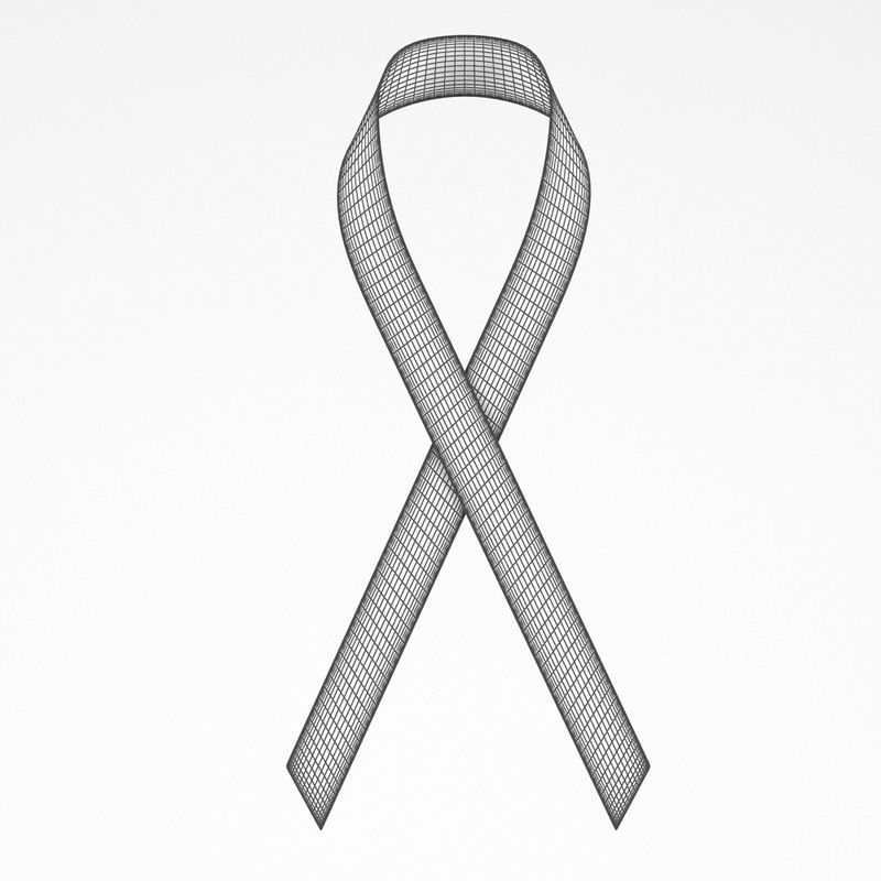 AIDS Ribbon 3D model_1
