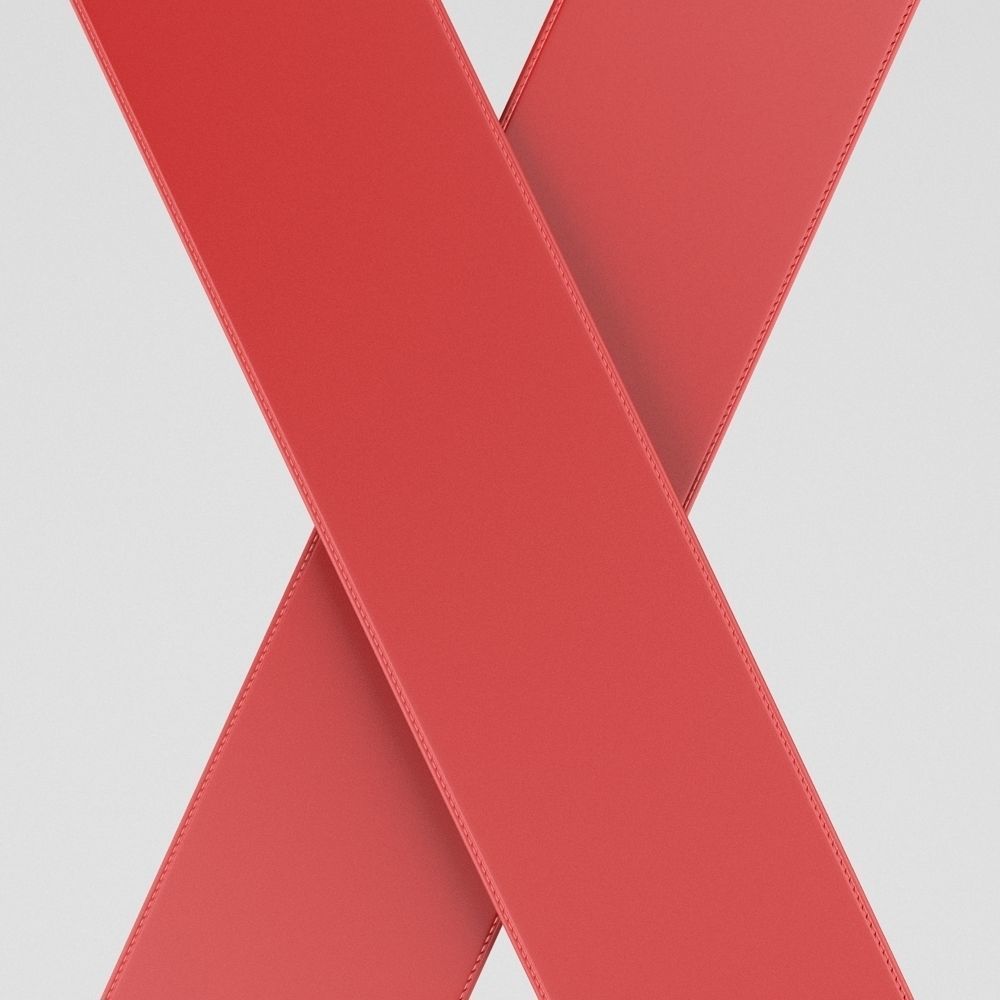 AIDS Ribbon 3D model_2
