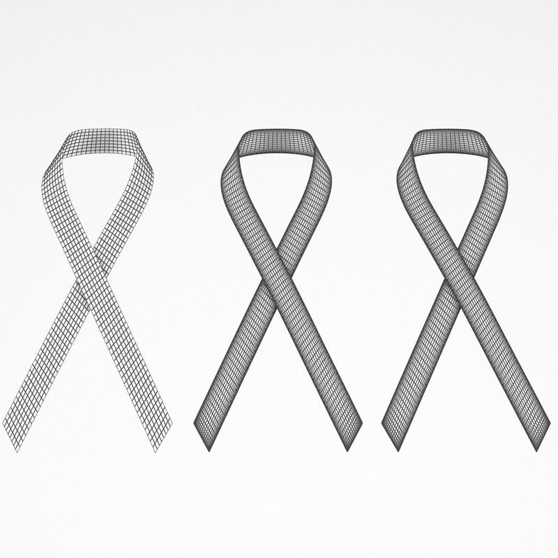 AIDS Ribbon 3D model_6