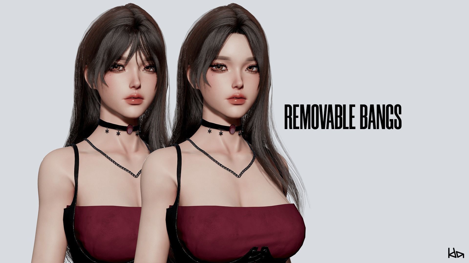 K-POP SERIES Ryu - Game Ready Low-poly 3D model_12
