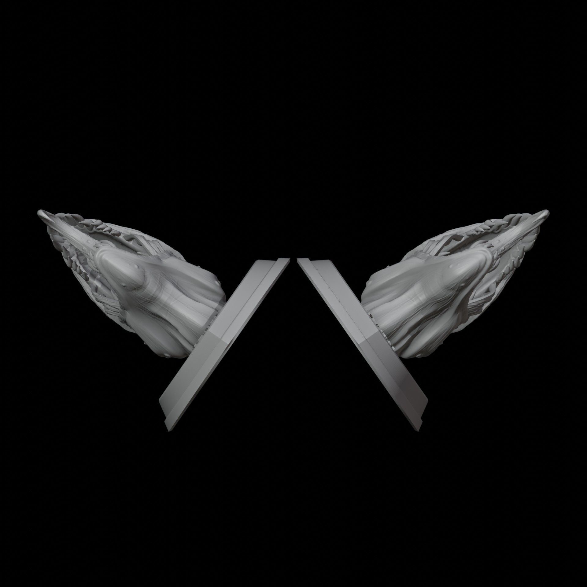 Marvel Venom Head Hunting Trophy Printable STL 3D print model_3