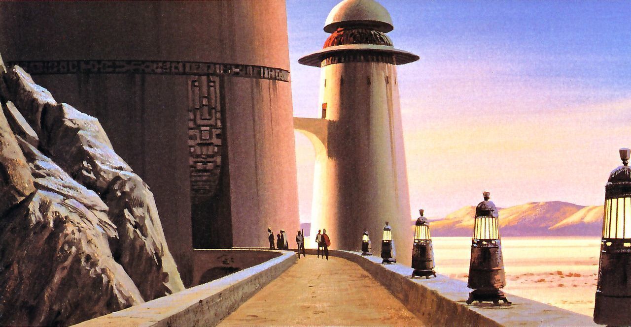 Ralph McQuarries Bazaar - Set 1 - Bridge 1-6 scale Free 3D print model_15