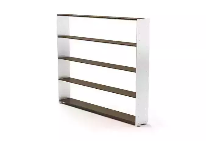 Aandres Brown Wall Bookcase
