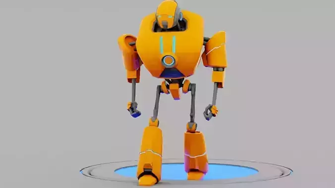 Android rigged - animated character