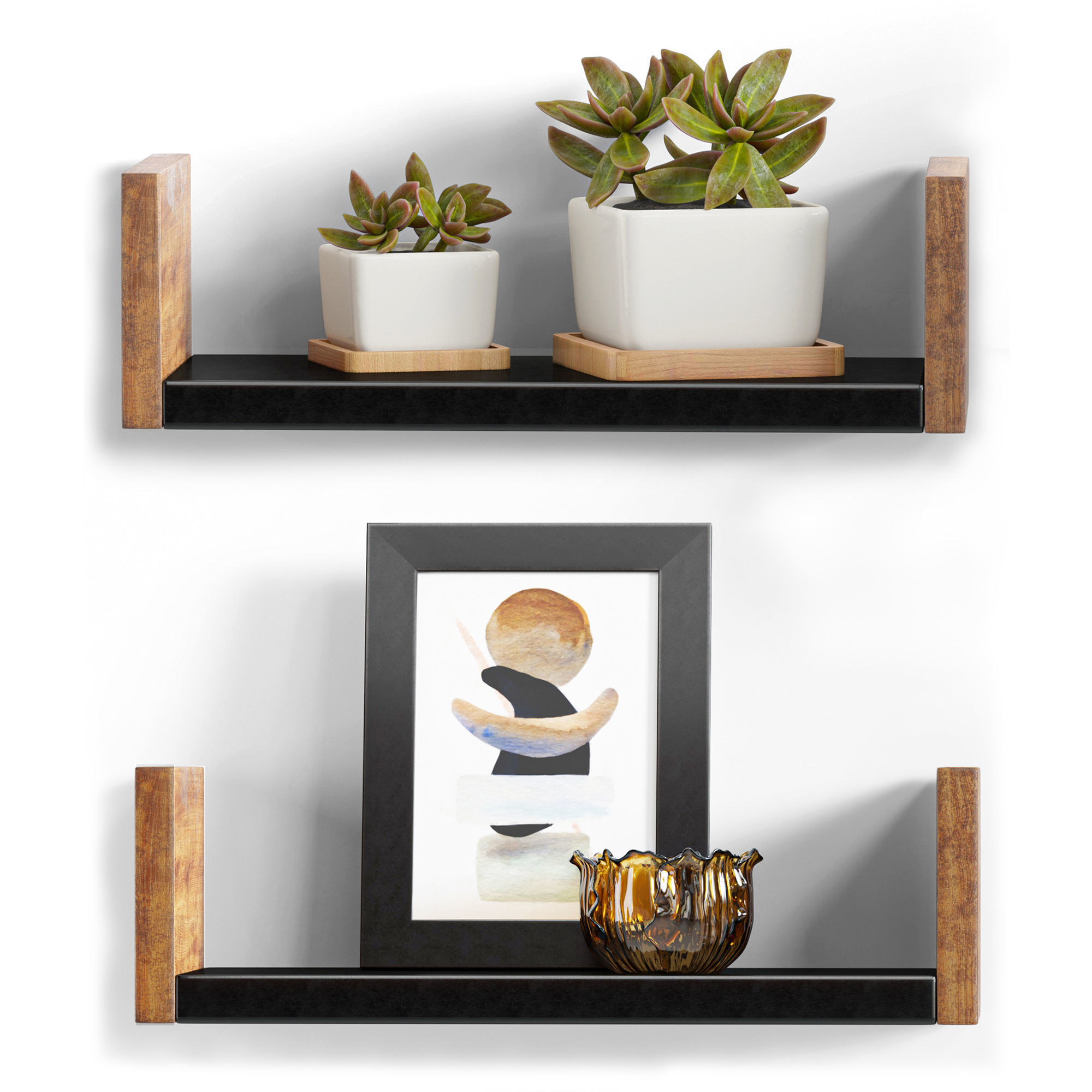 Hallway basket with shoes and plant 3D model_11