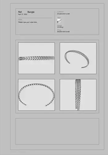 Bagle jewelry 3D print model