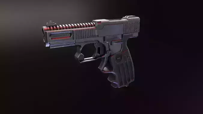 Shevchenko PSh4 Low-poly 3D model