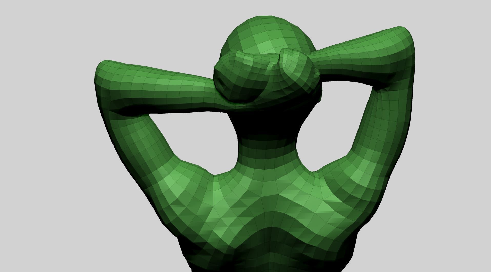 Female Torso B 3D model_11