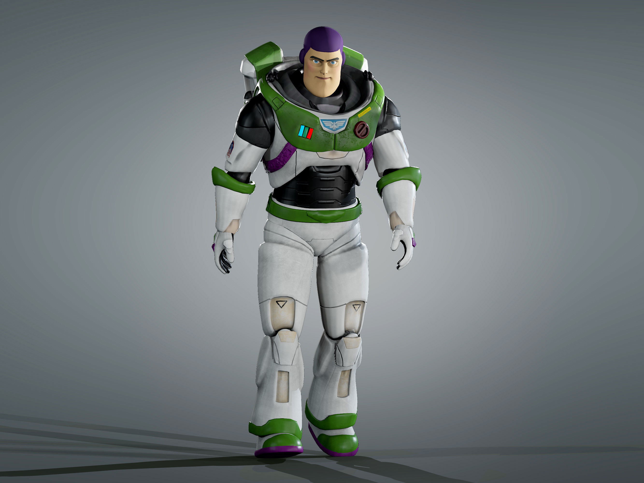 Buzz Lightyear From Movie Low-poly 3D model_5