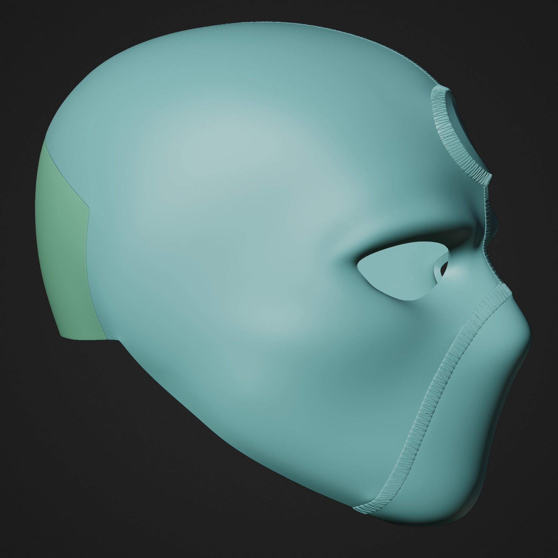 Mr Knight Inspired Mask 3D print model_12