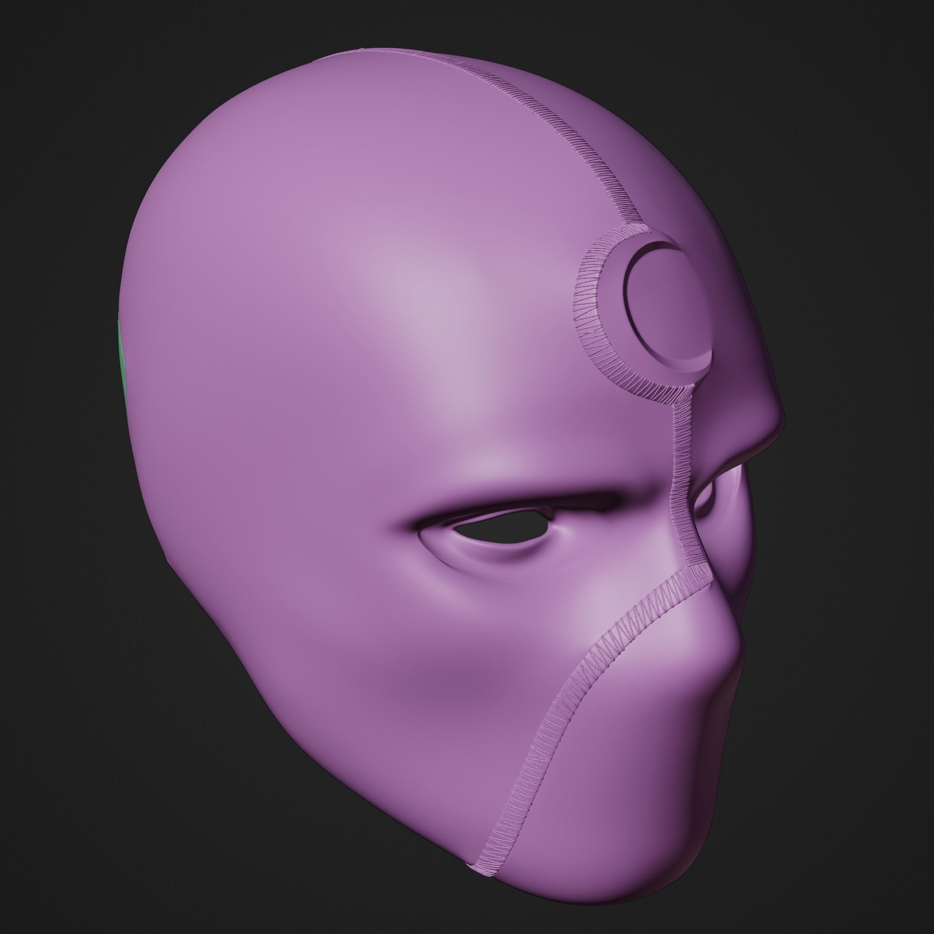 Mr Knight Inspired Mask 3D print model_15