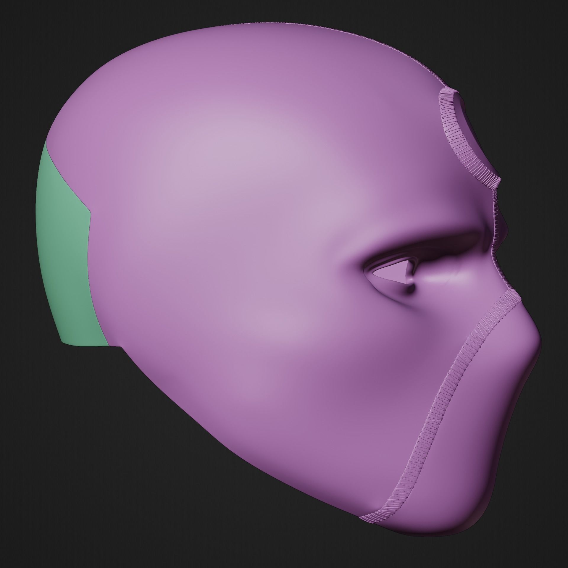 Mr Knight Inspired Mask 3D print model_11