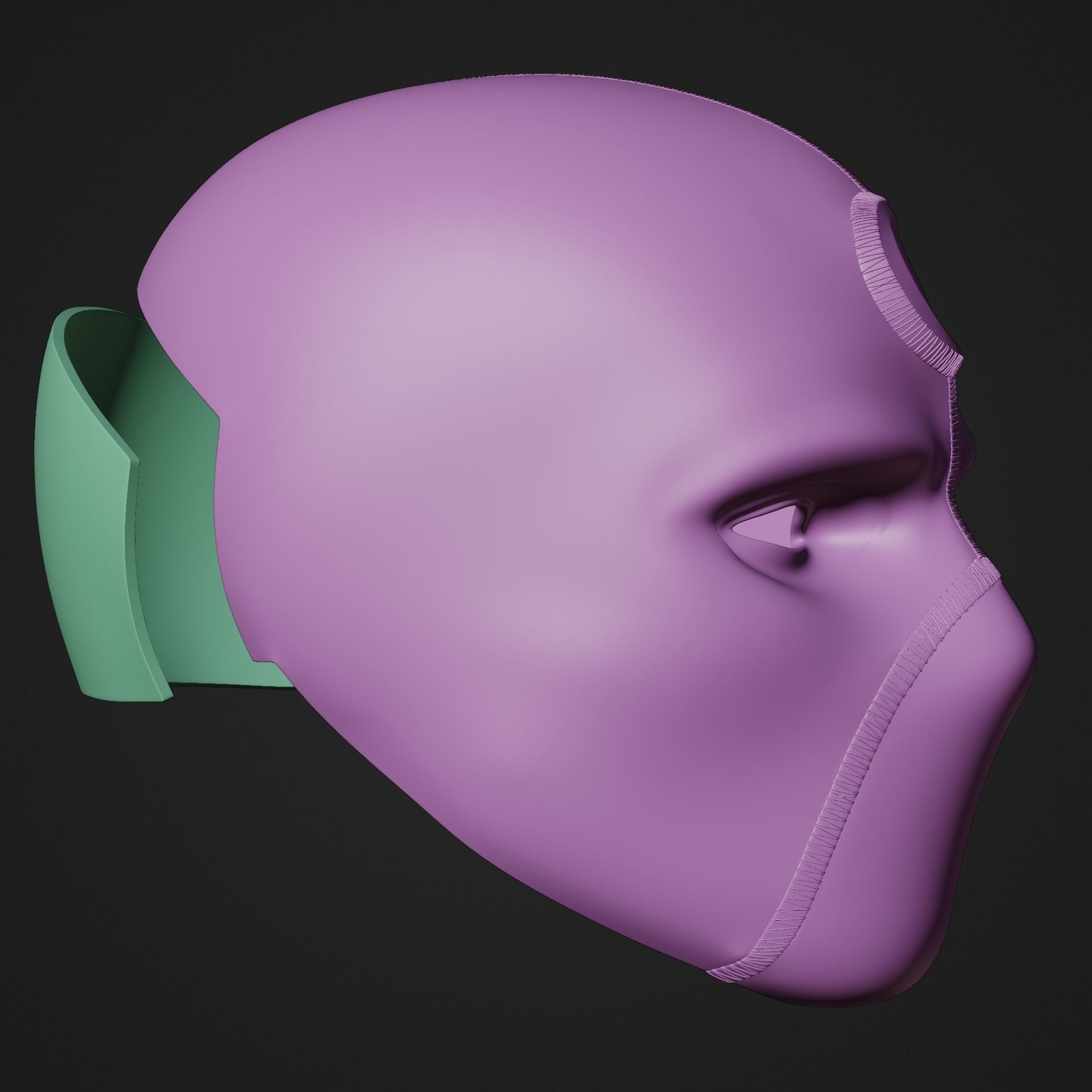 Mr Knight Inspired Mask 3D print model_13