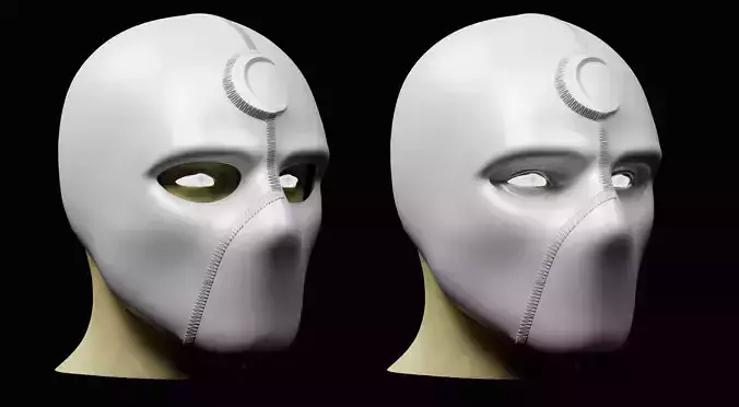 Mr Knight Inspired Mask 3D print model