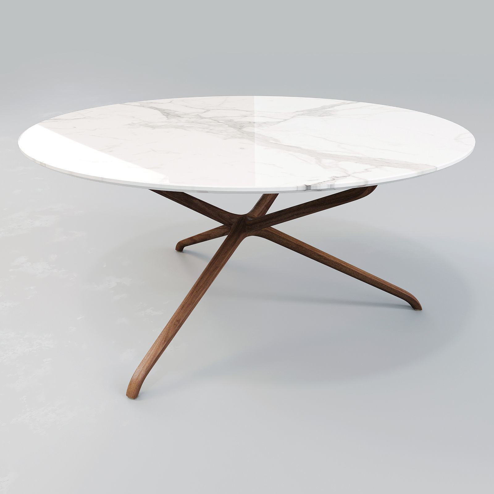 Ceccotti Collezioni Croix de Bois - Coffee Tables Set 01 3D model_5
