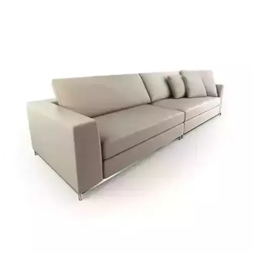 Retro Beige Couch