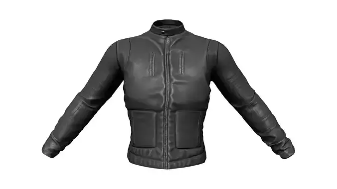 Fashionable Ladies Leather Jacket