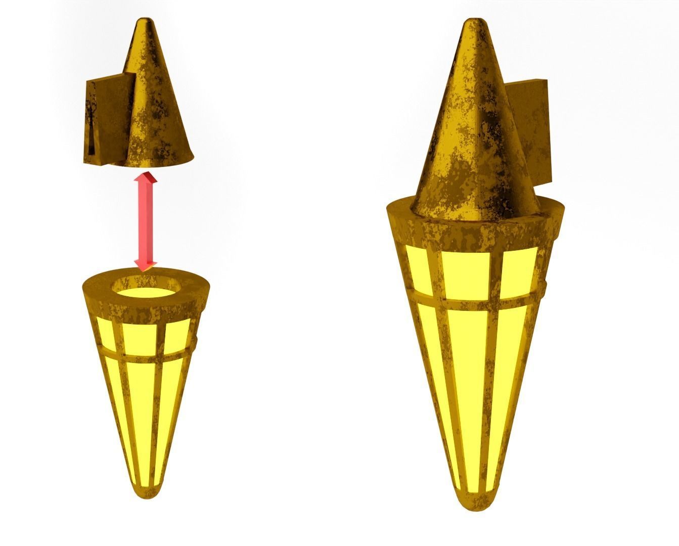 Ralph McQuarries Bazaar  - Set 2 - Shops 1-12 scale 3D print model_18