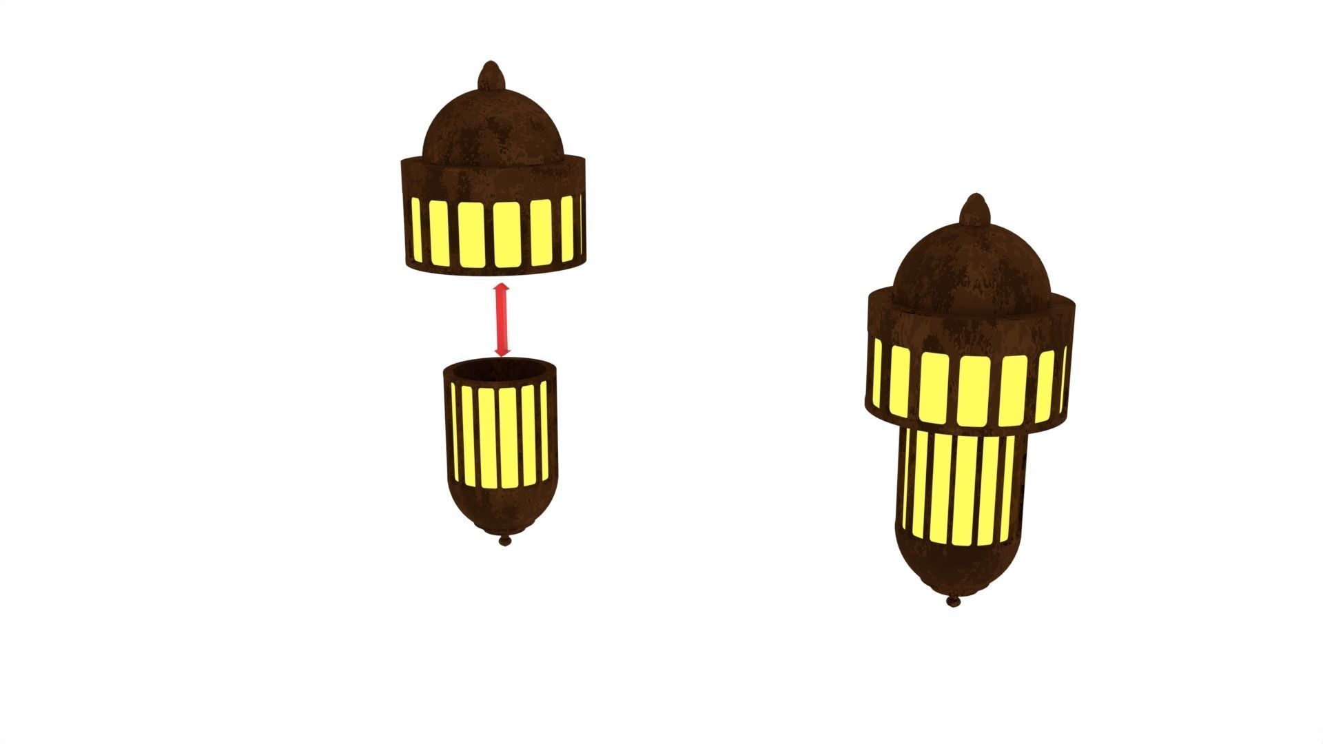 Ralph McQuarries Bazaar  - Set 2 - Shops 1-12 scale 3D print model_19