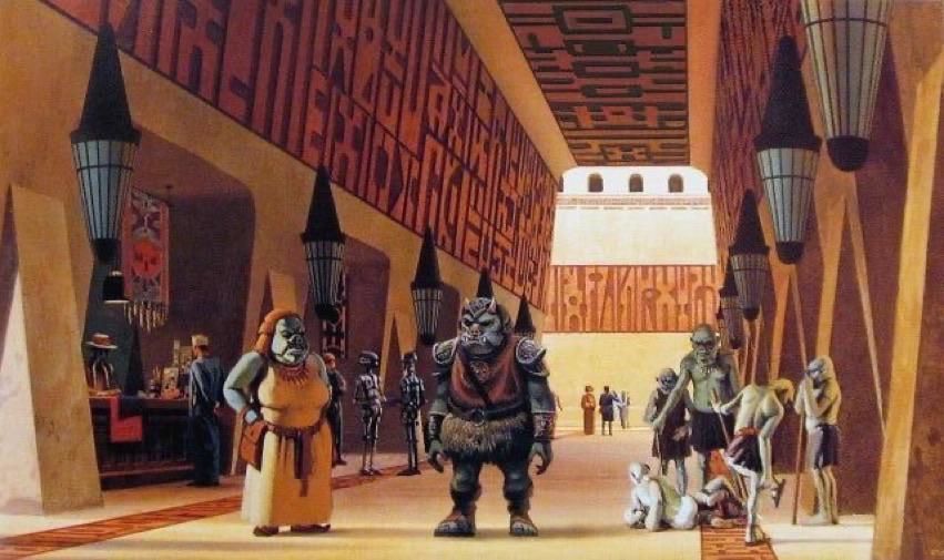 Ralph McQuarries Bazaar  - Set 2 - Shops 1-12 scale 3D print model_48