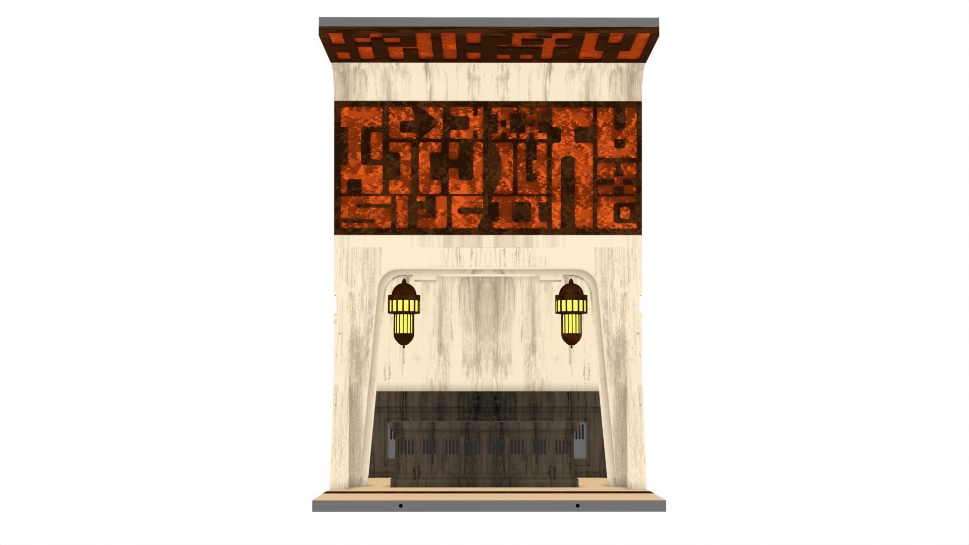 Ralph McQuarries Bazaar  - Set 2 - Shops 1-12 scale 3D print model_3