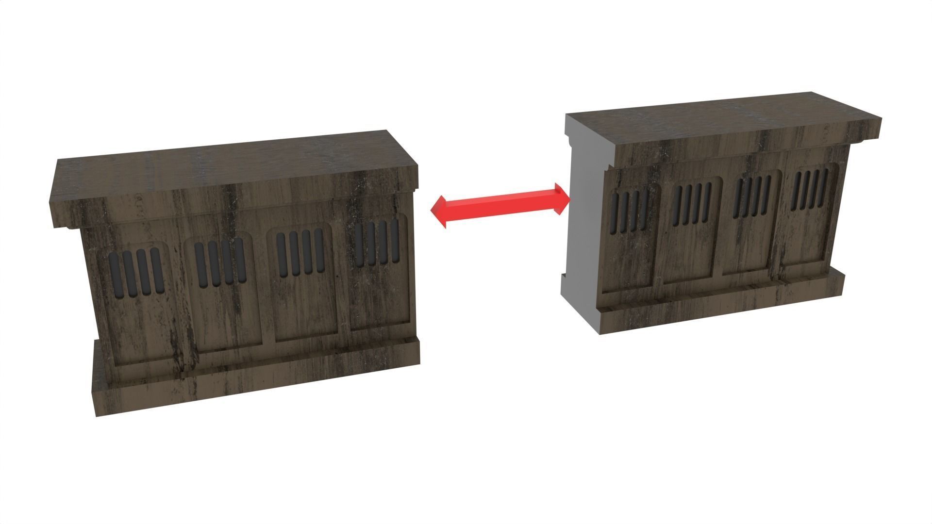 Ralph McQuarries Bazaar  - Set 2 - Shops 1-12 scale 3D print model_15