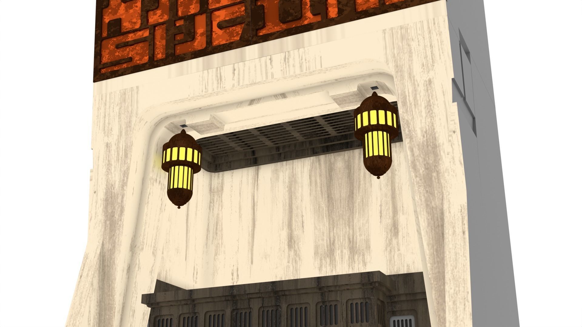 Ralph McQuarries Bazaar  - Set 2 - Shops 1-12 scale 3D print model_6