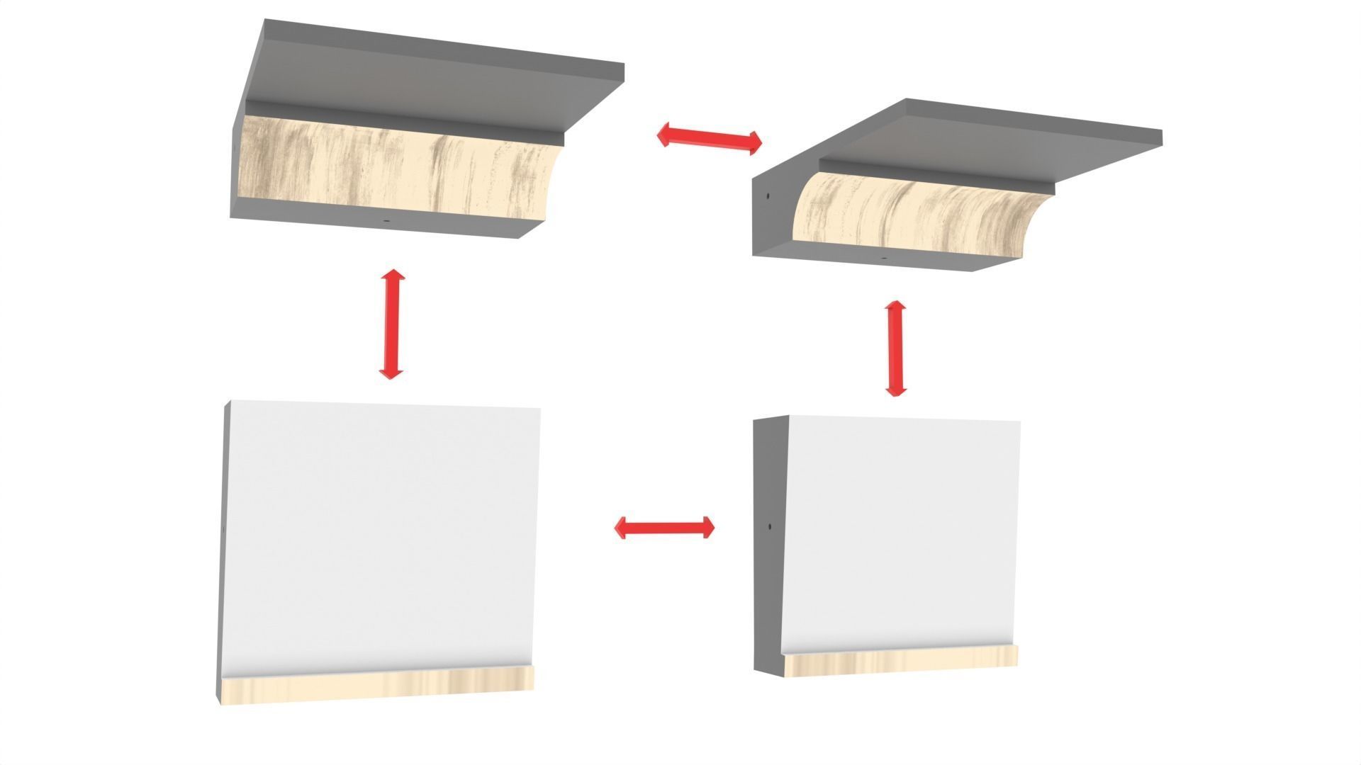 Ralph McQuarries Bazaar  - Set 2 - Shops 1-12 scale 3D print model_12
