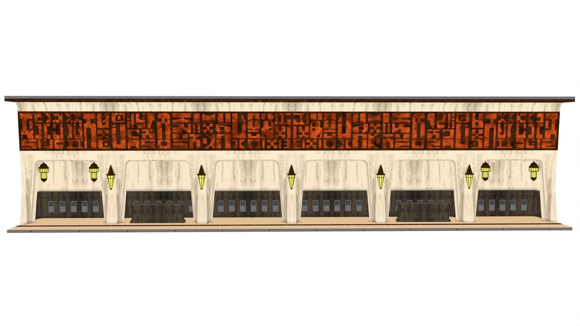 Ralph McQuarries Bazaar  - Set 2 - Shops 1-12 scale 3D print model_5