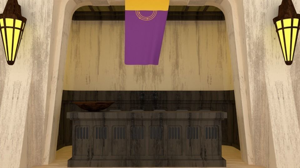 Ralph McQuarries Bazaar  - Set 2 - Shops 1-12 scale 3D print model_28