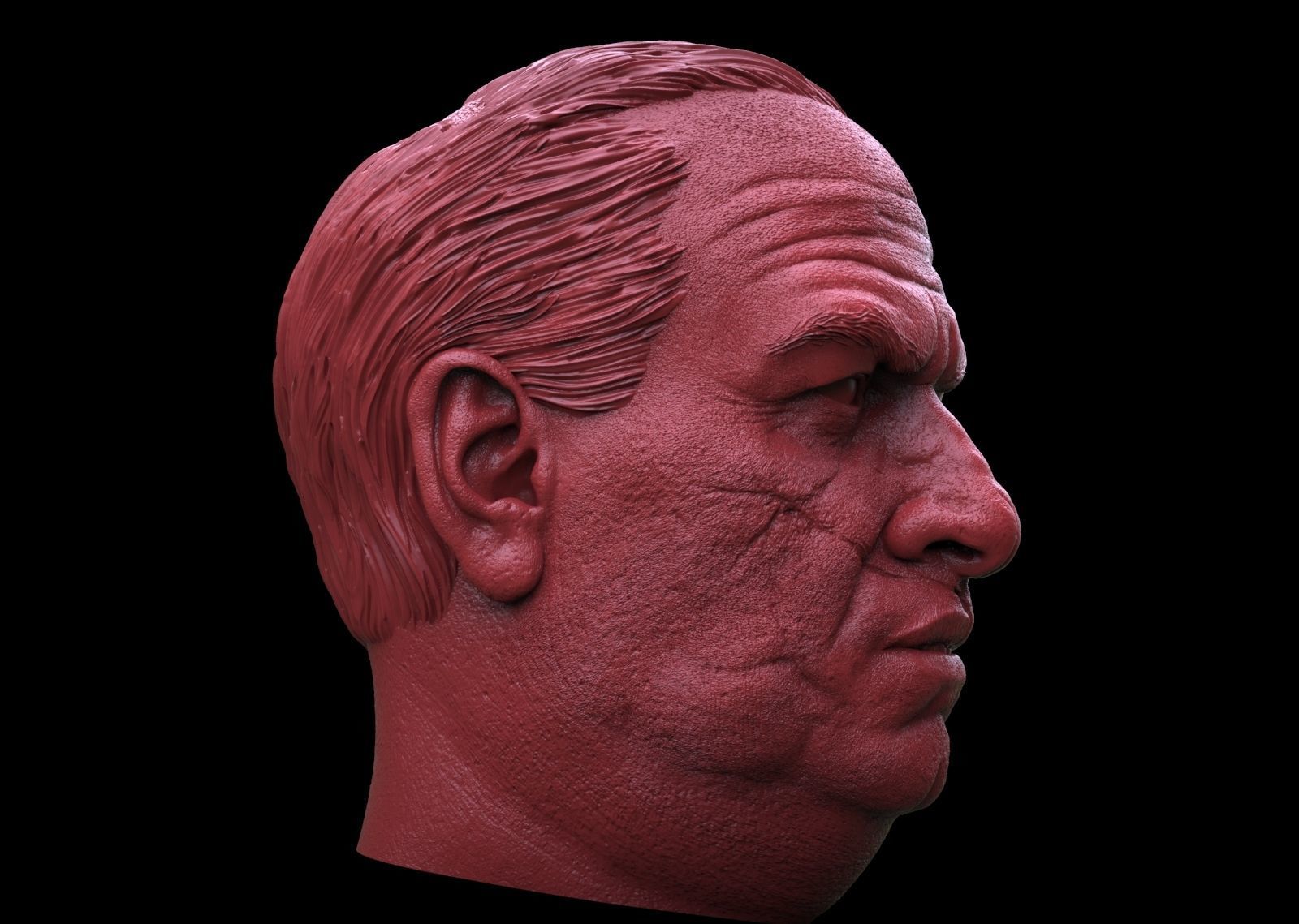 Penguin -Colin Farrell Head  3D print model_2