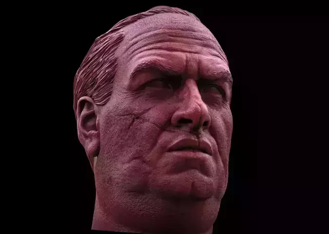 Penguin -Colin Farrell Head  3D print model
