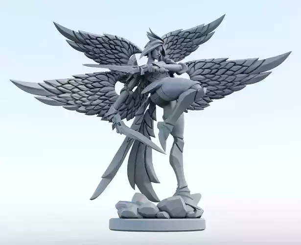 kayle League of Legends 3D print model