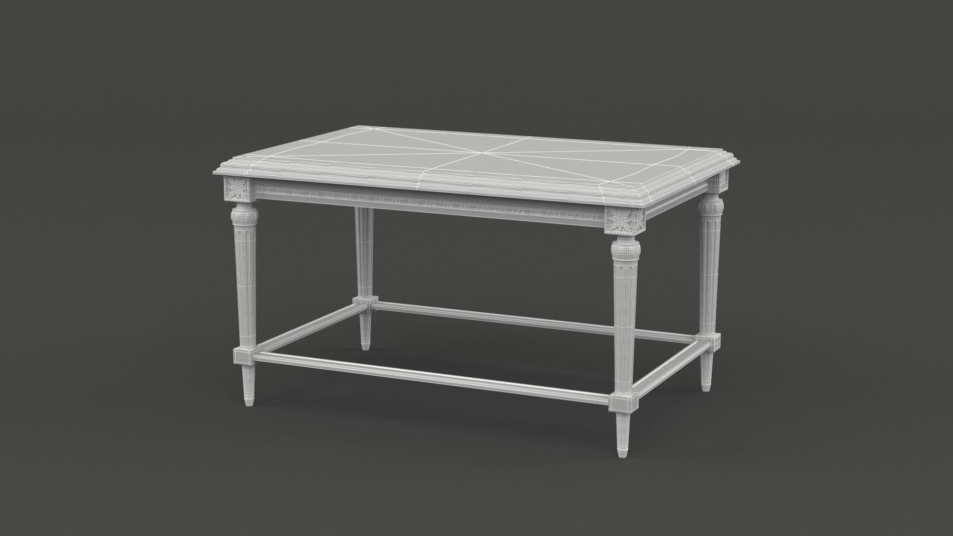 Classic Armchair 3D model_16