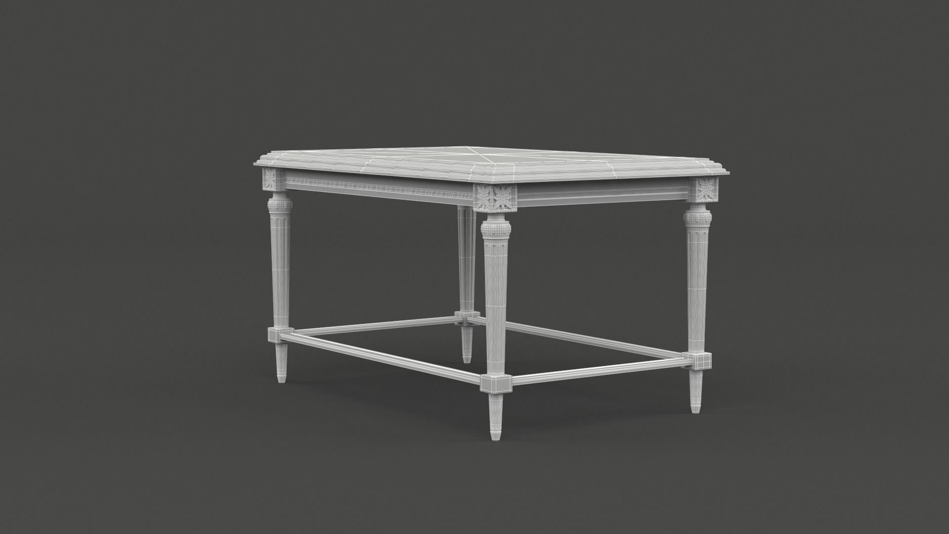 Classic Armchair 3D model_19