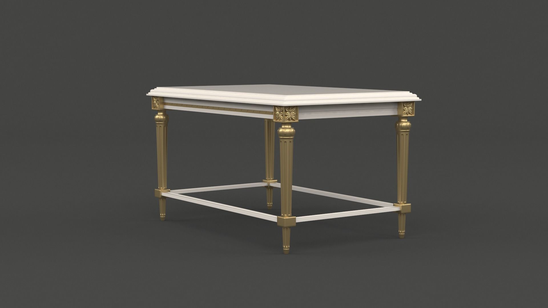 Classic Armchair 3D model_9