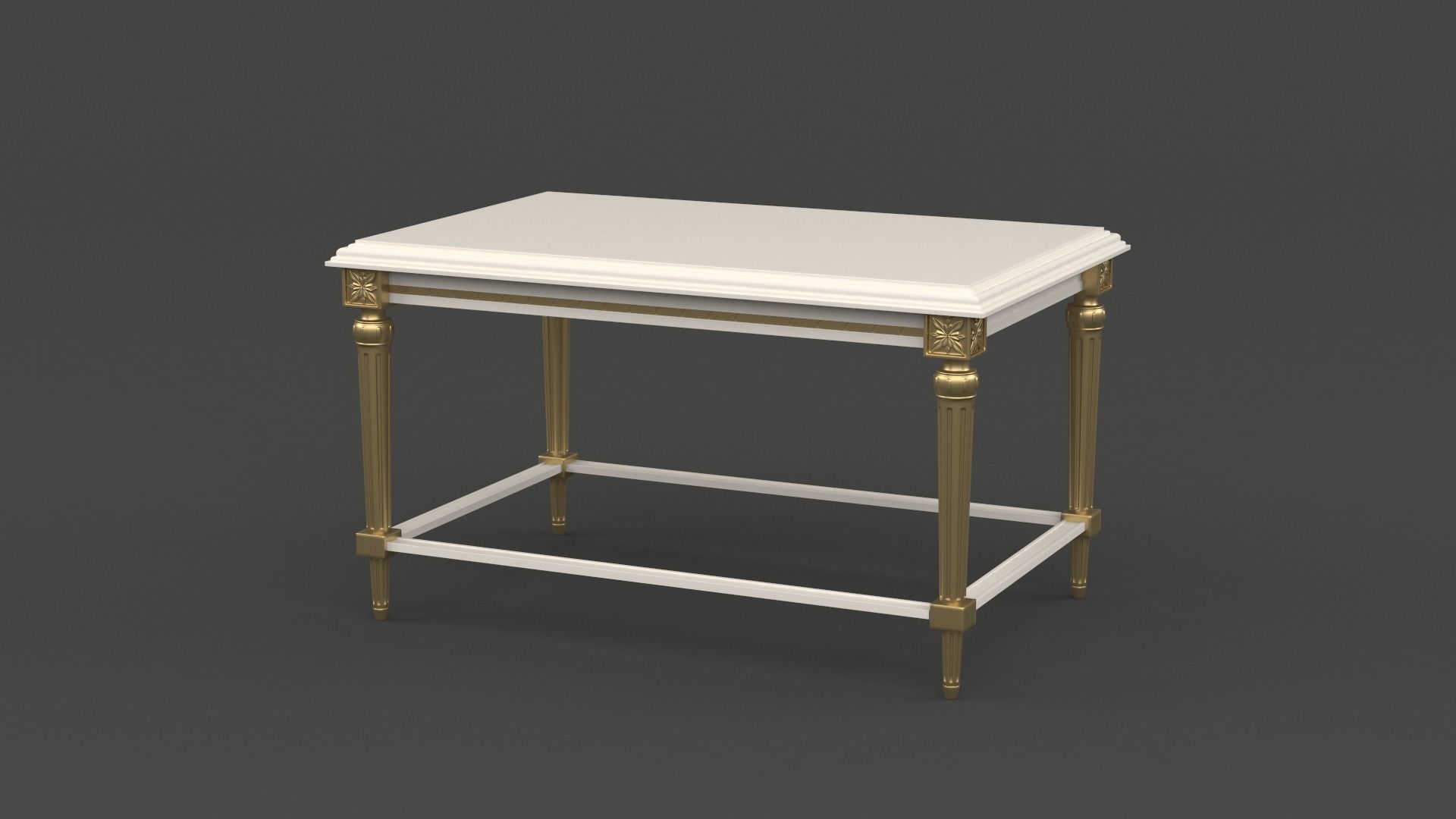 Classic Armchair 3D model_6