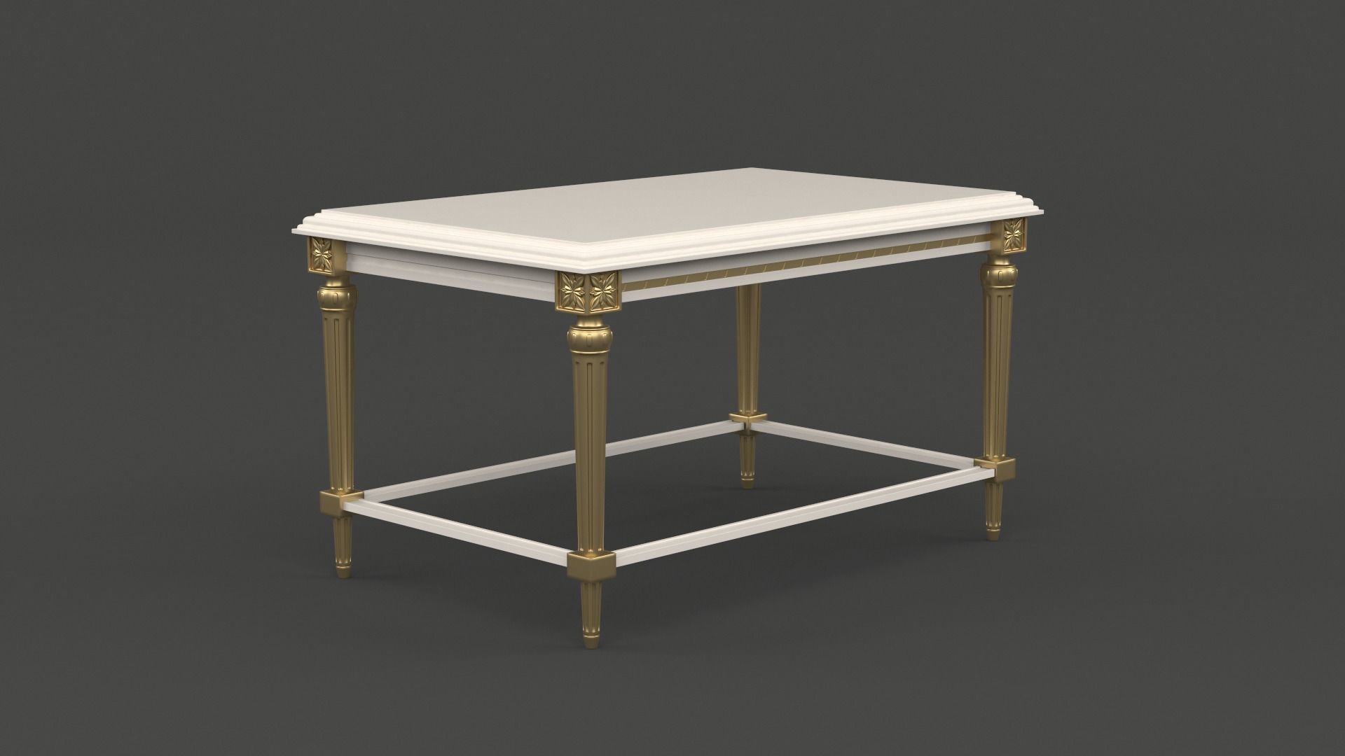 Classic Armchair 3D model_8