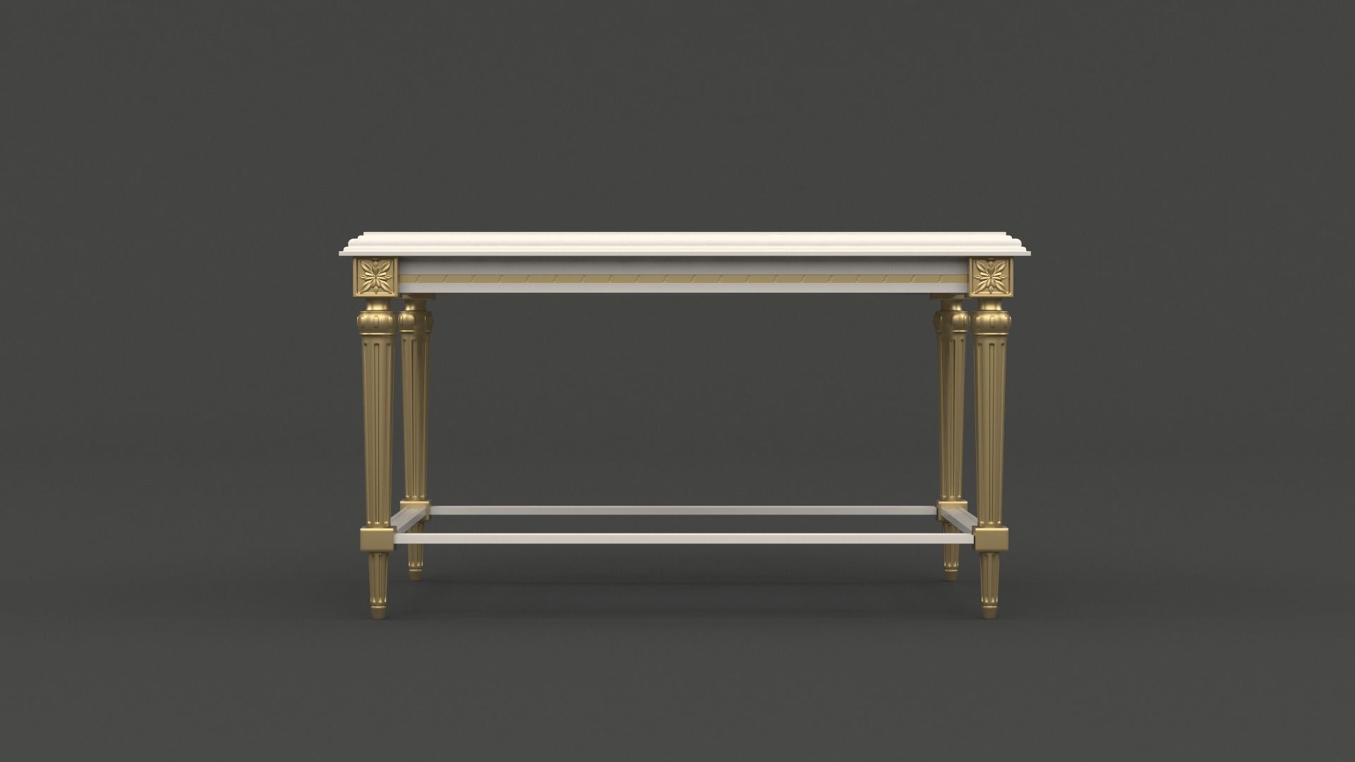 Classic Armchair 3D model_7