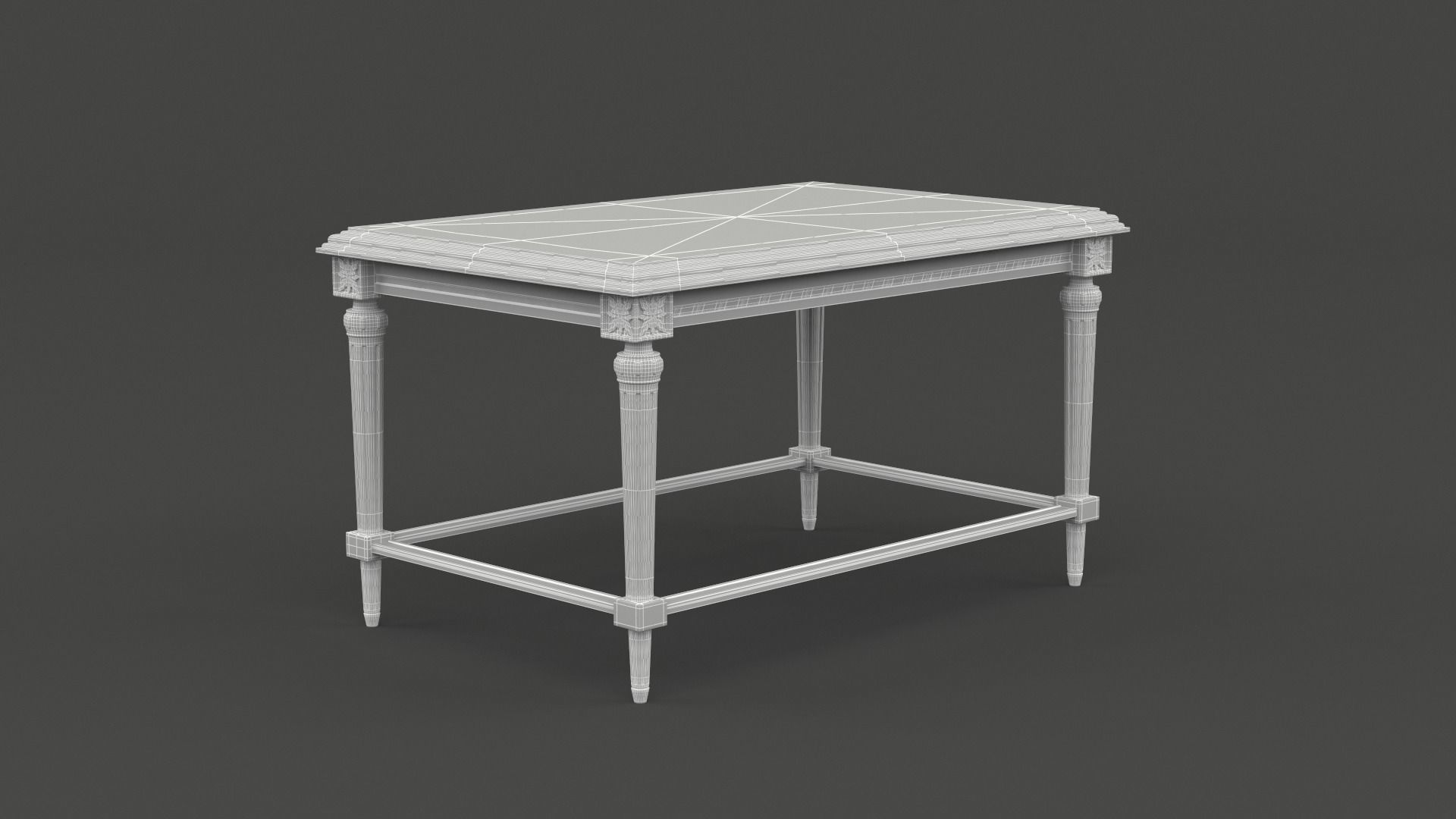 Classic Armchair 3D model_18