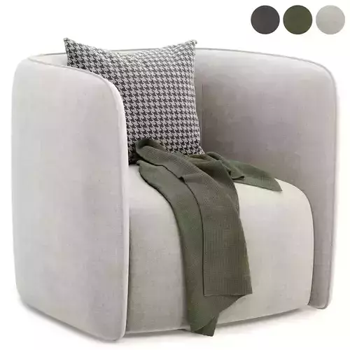 Fauteuil Coso armchair 3D model