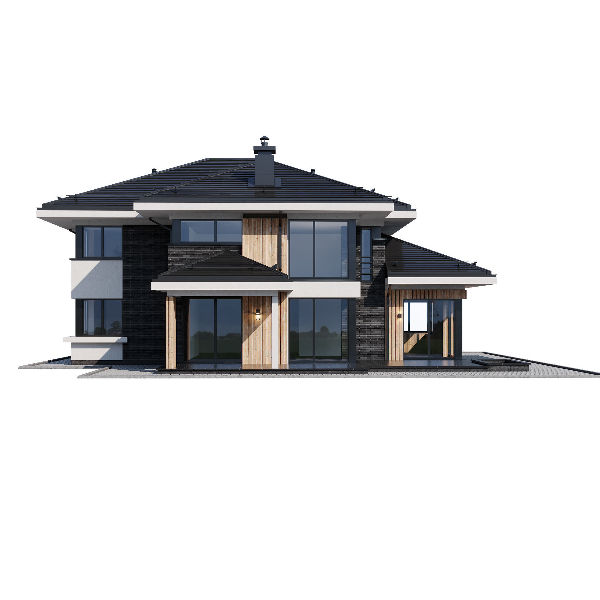 Modern house 13 3D model_13