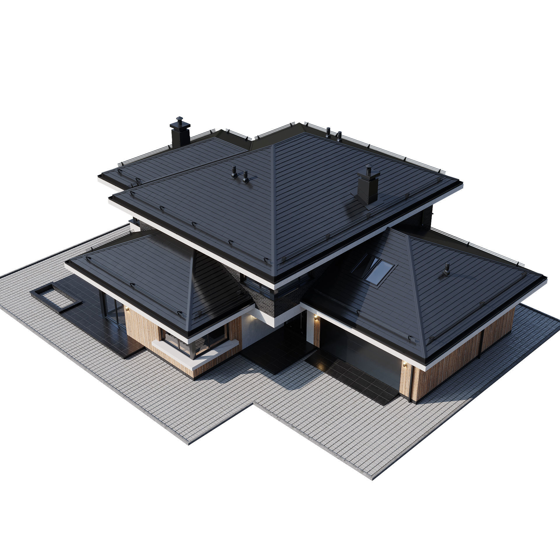 Modern house 13 3D model_14