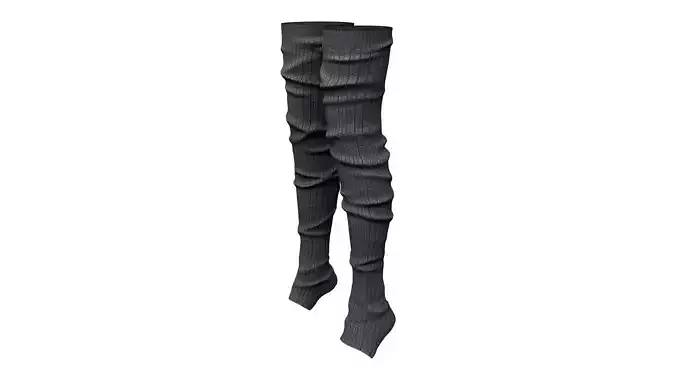 High Heel Feet Thigh High Leg Warmer Socks