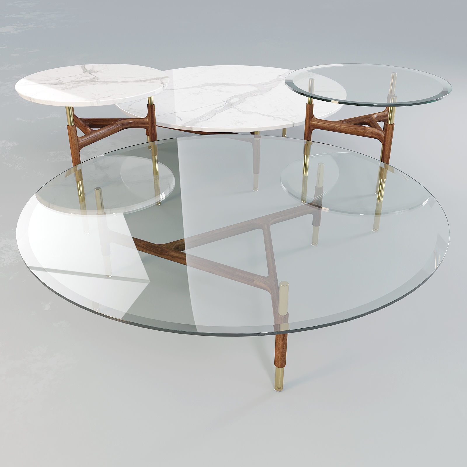 Porada Joint - Coffee Tables 3D model_3